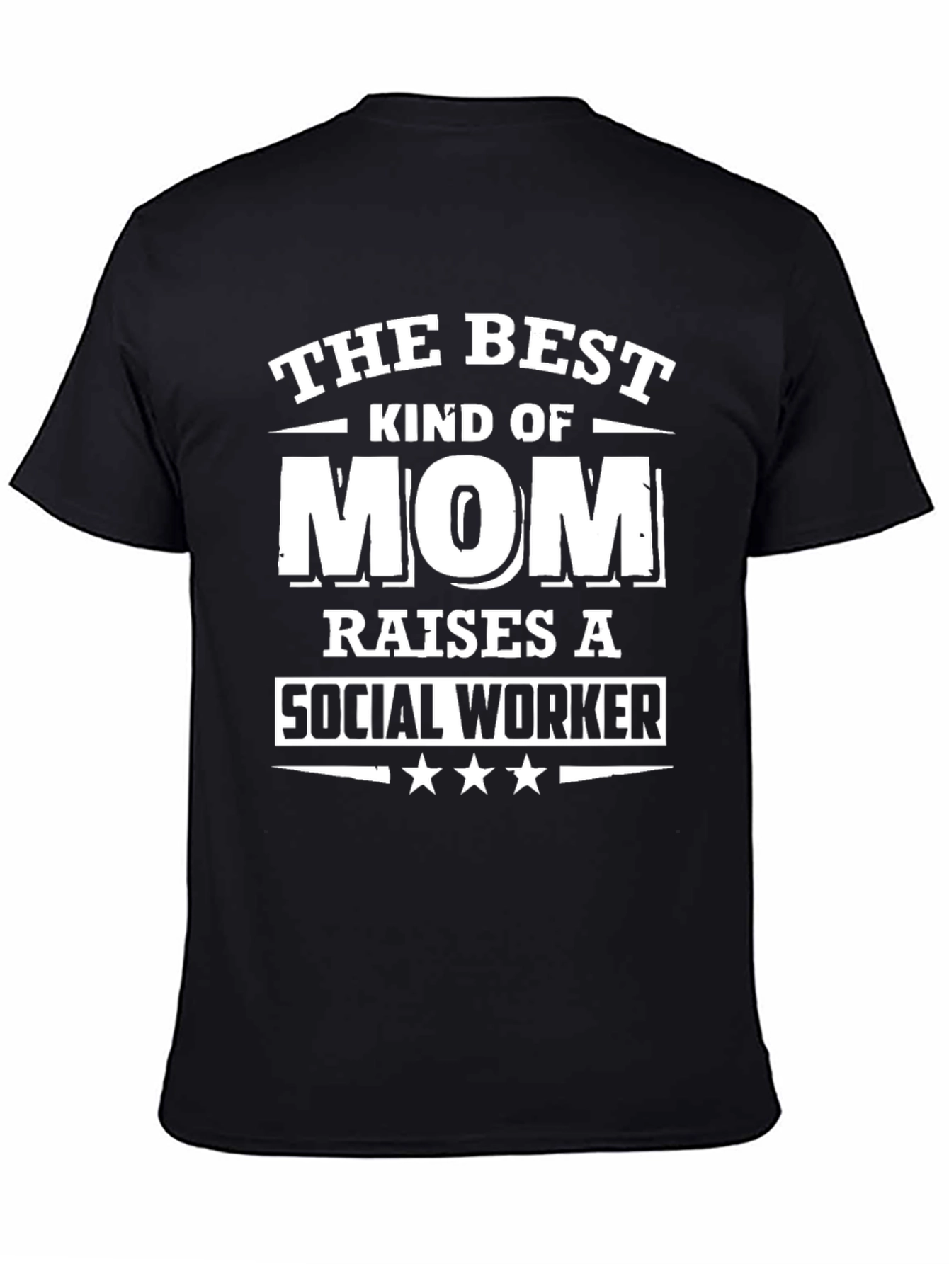 Best Kind of Mom Social Worker Graphic T-Shirt