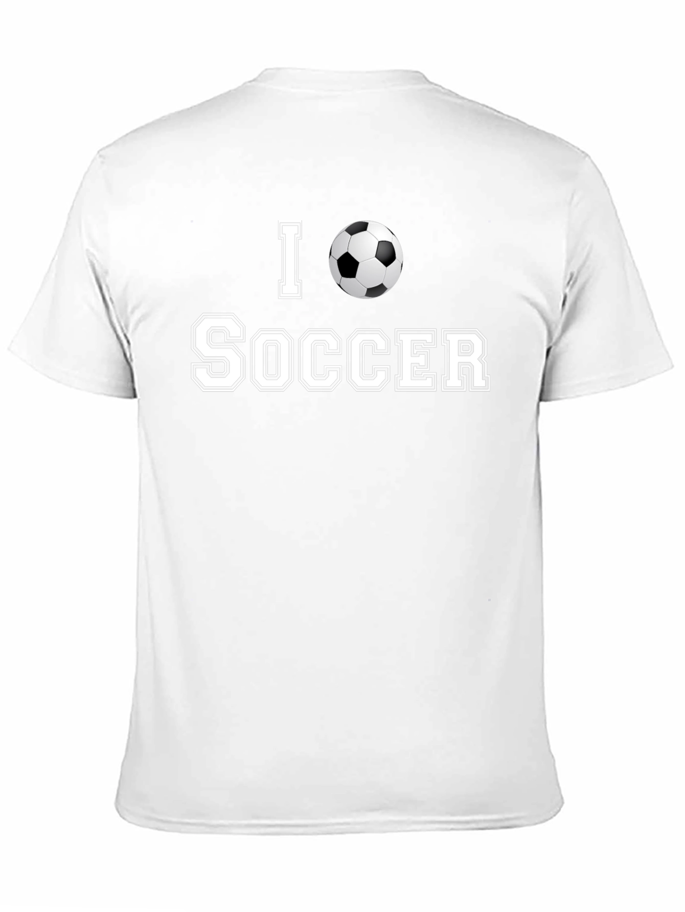 I Love Soccer T-Shirt - Stylish Design