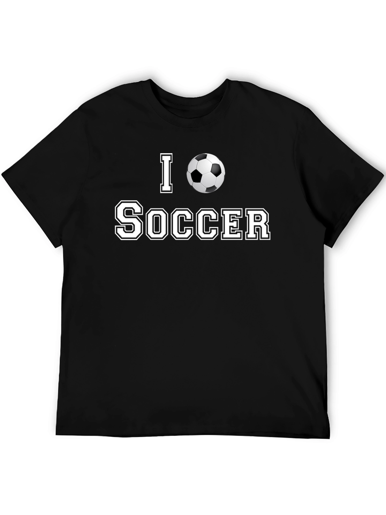 I Love Soccer T-Shirt - Stylish Design