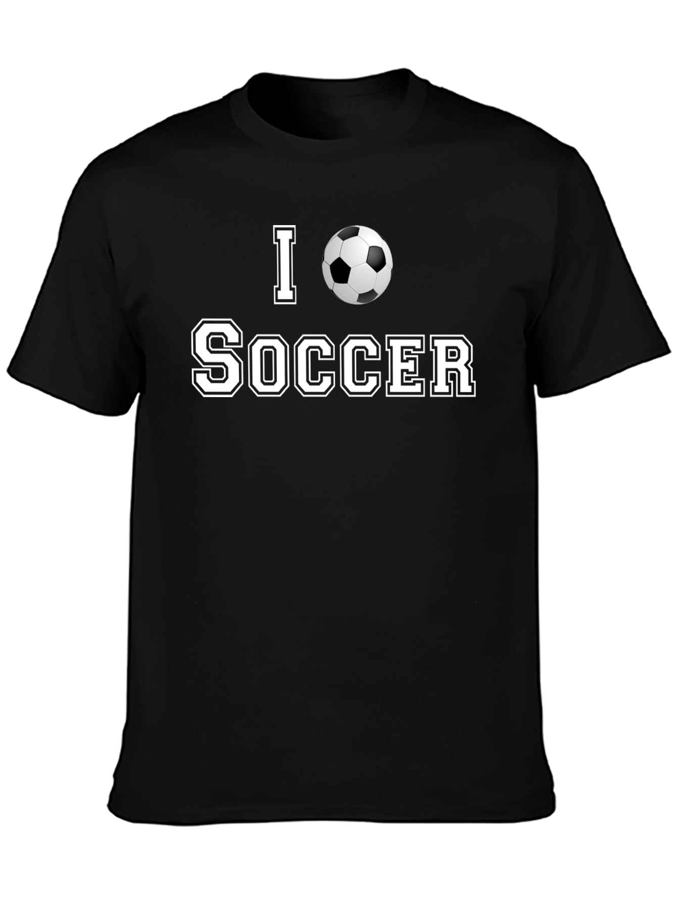 I Love Soccer T-Shirt - Stylish Design