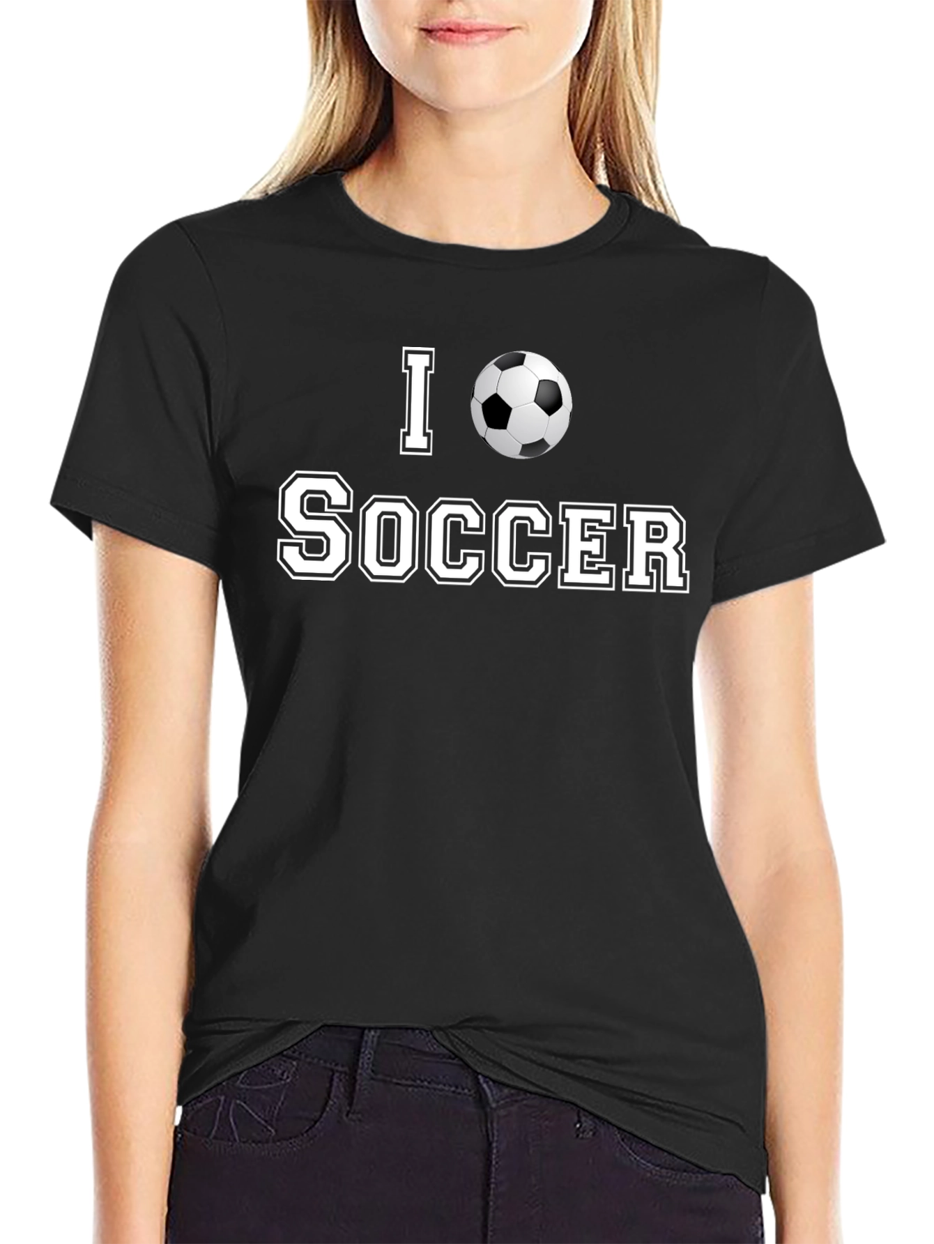 I Love Soccer T-Shirt - Stylish Design