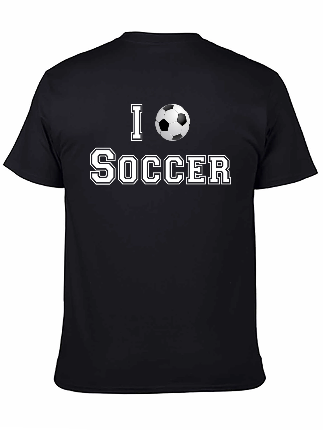 I Love Soccer T-Shirt - Stylish Design