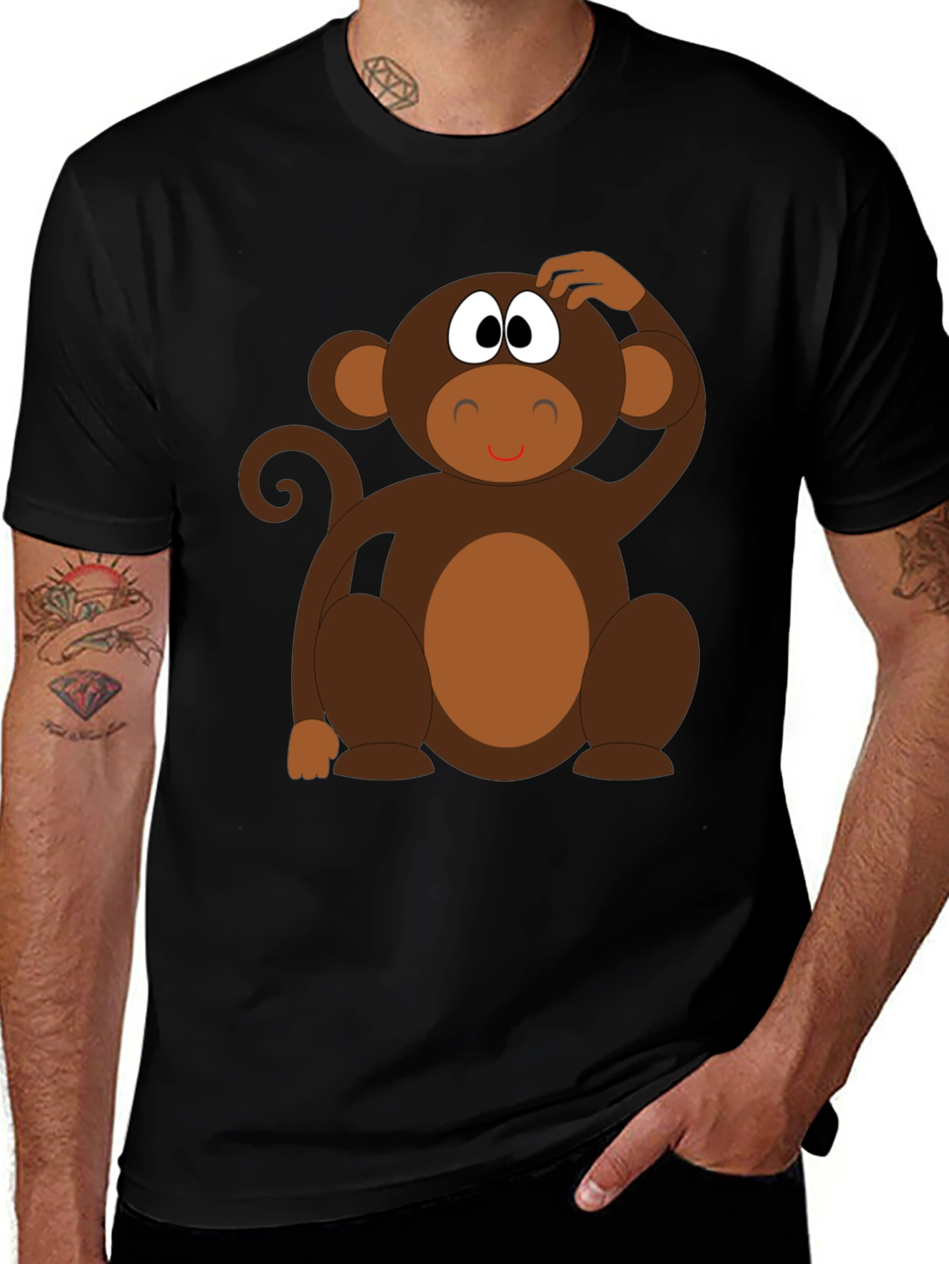 Monkey Graphic Tee - Fun & Unique!