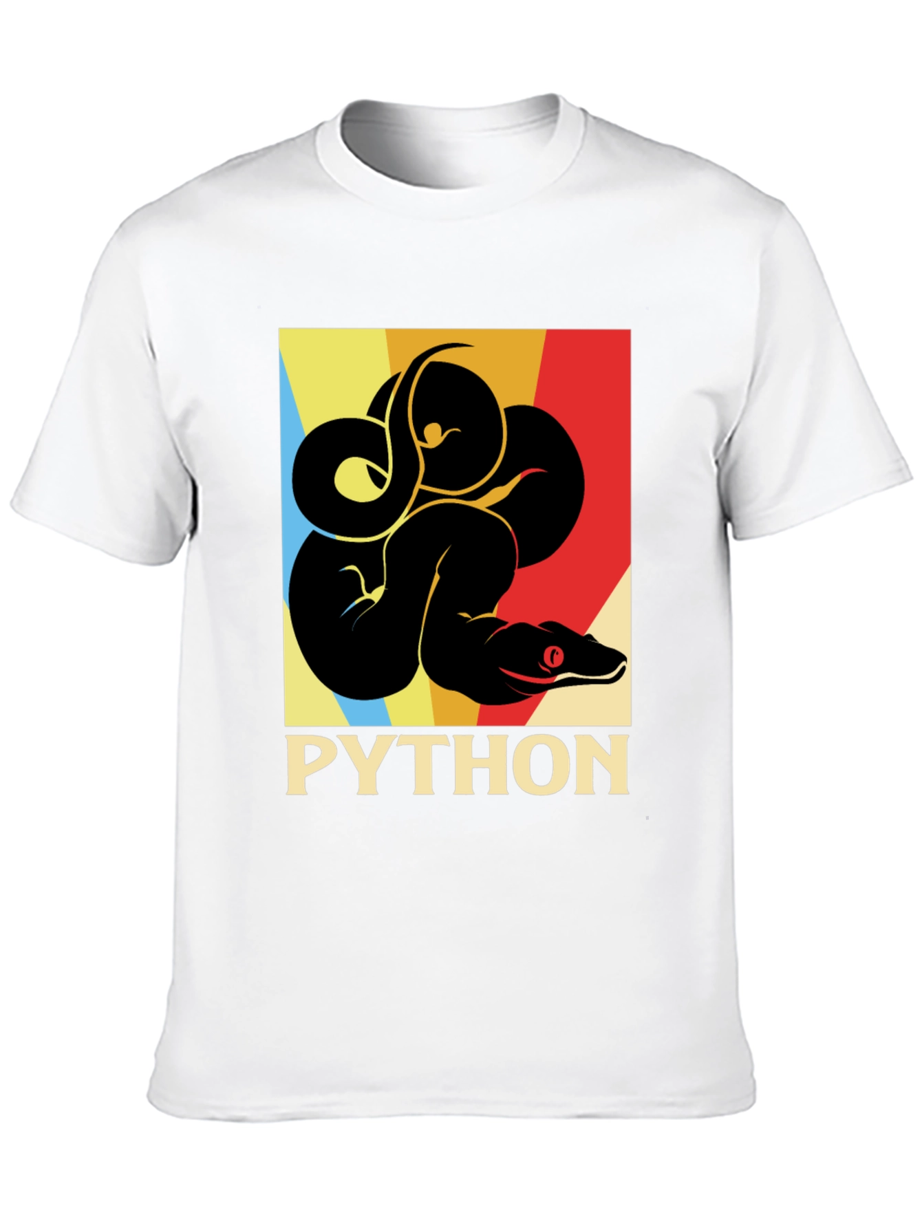 Python Snake Retro Graphic T-Shirt