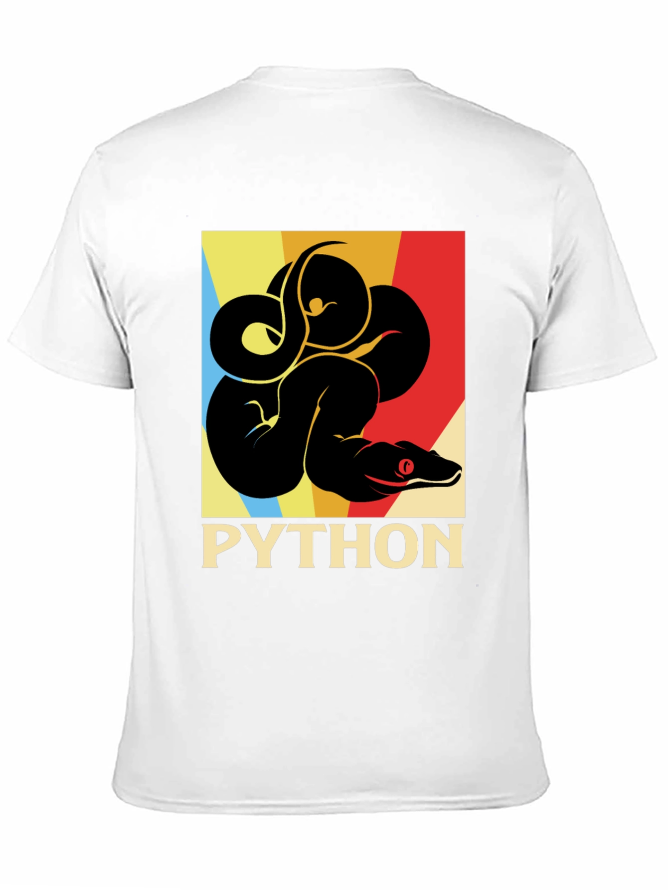 Python Snake Retro Graphic T-Shirt
