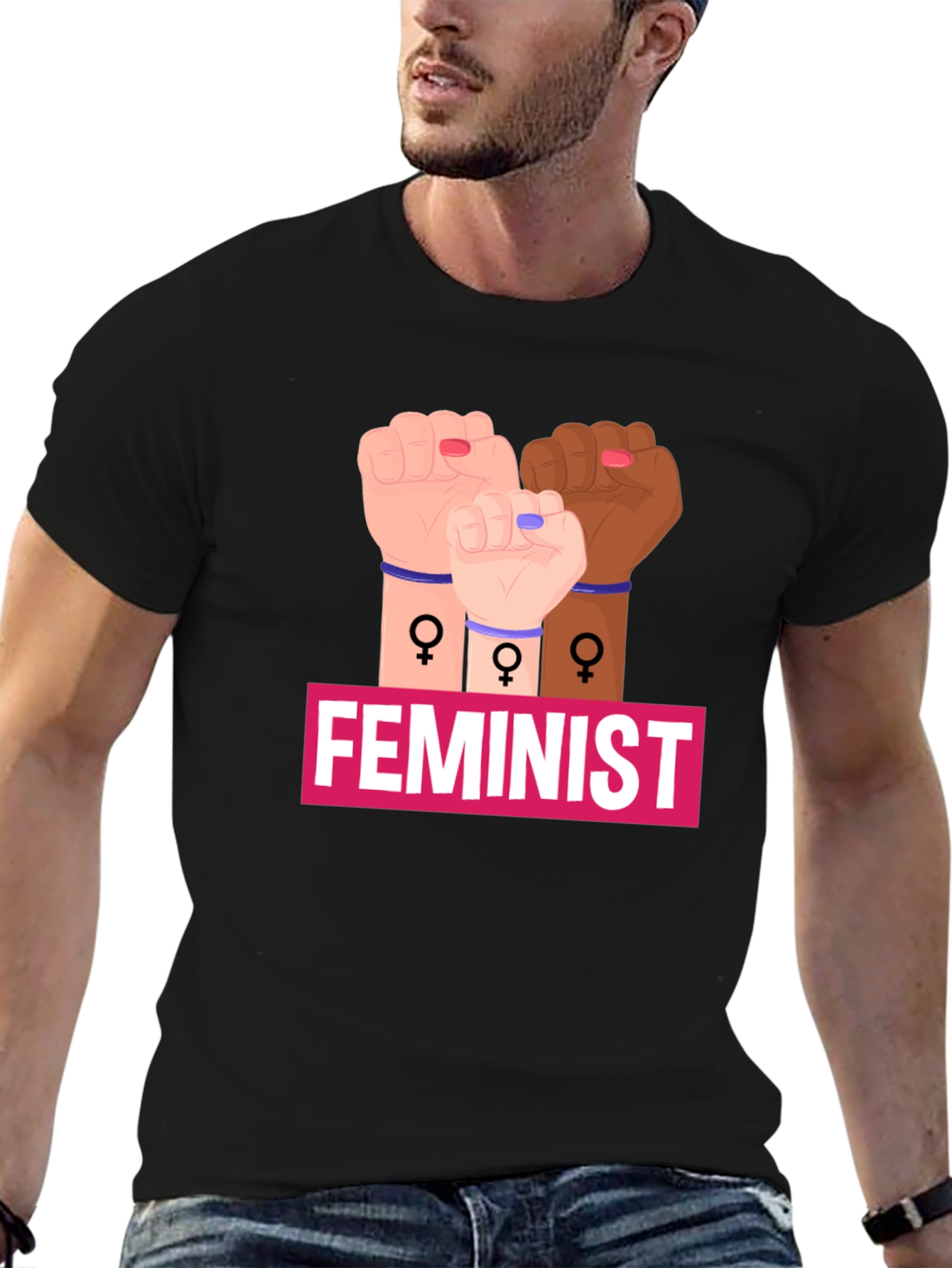 Feminist Fist Bump T-Shirt