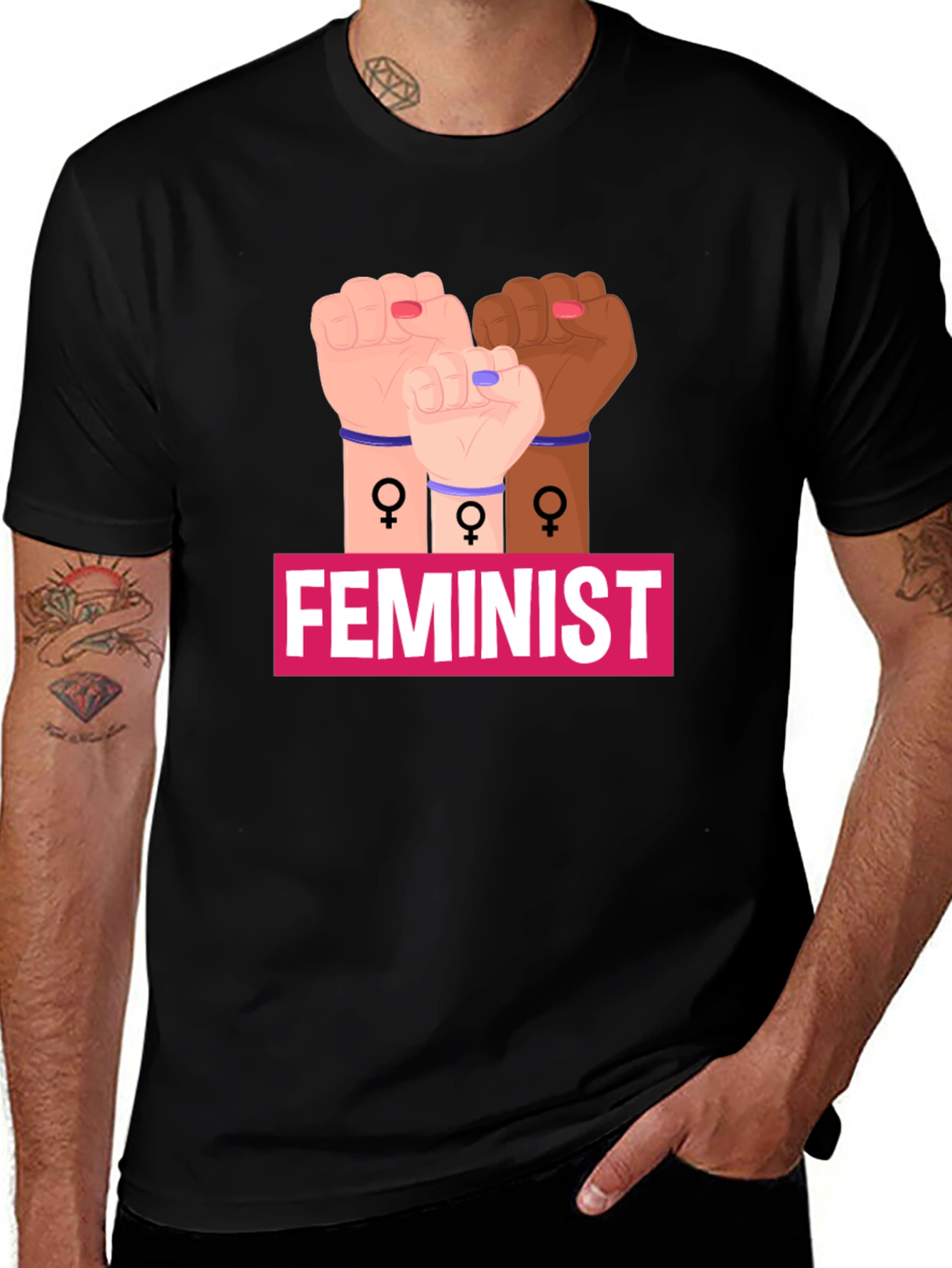 Feminist Fist Bump T-Shirt