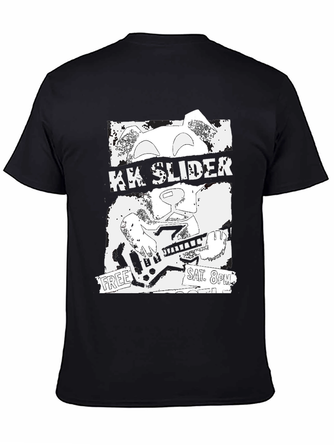 KK Slider Animal Crossing Black T-Shirt