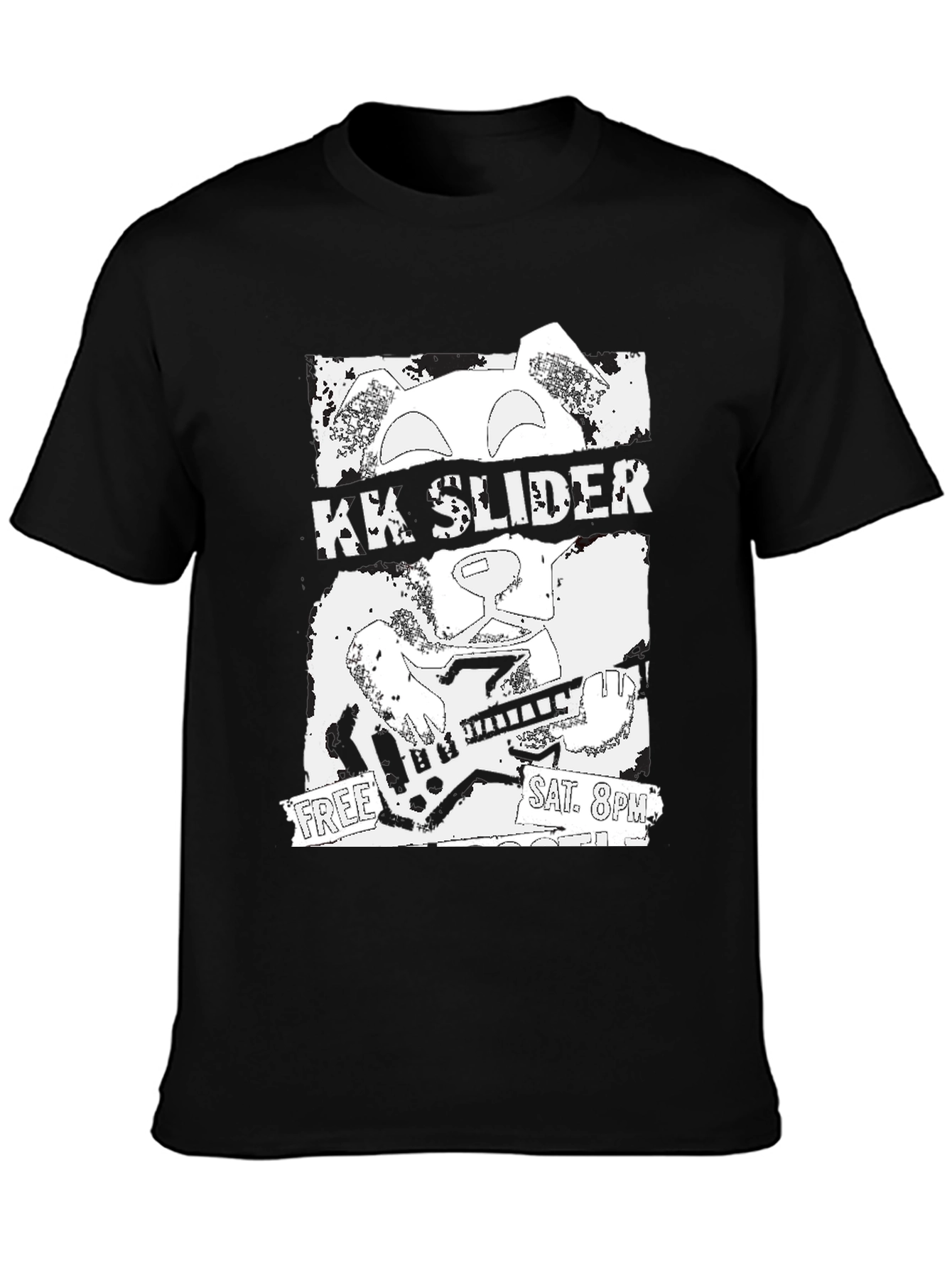 KK Slider Animal Crossing Black T-Shirt