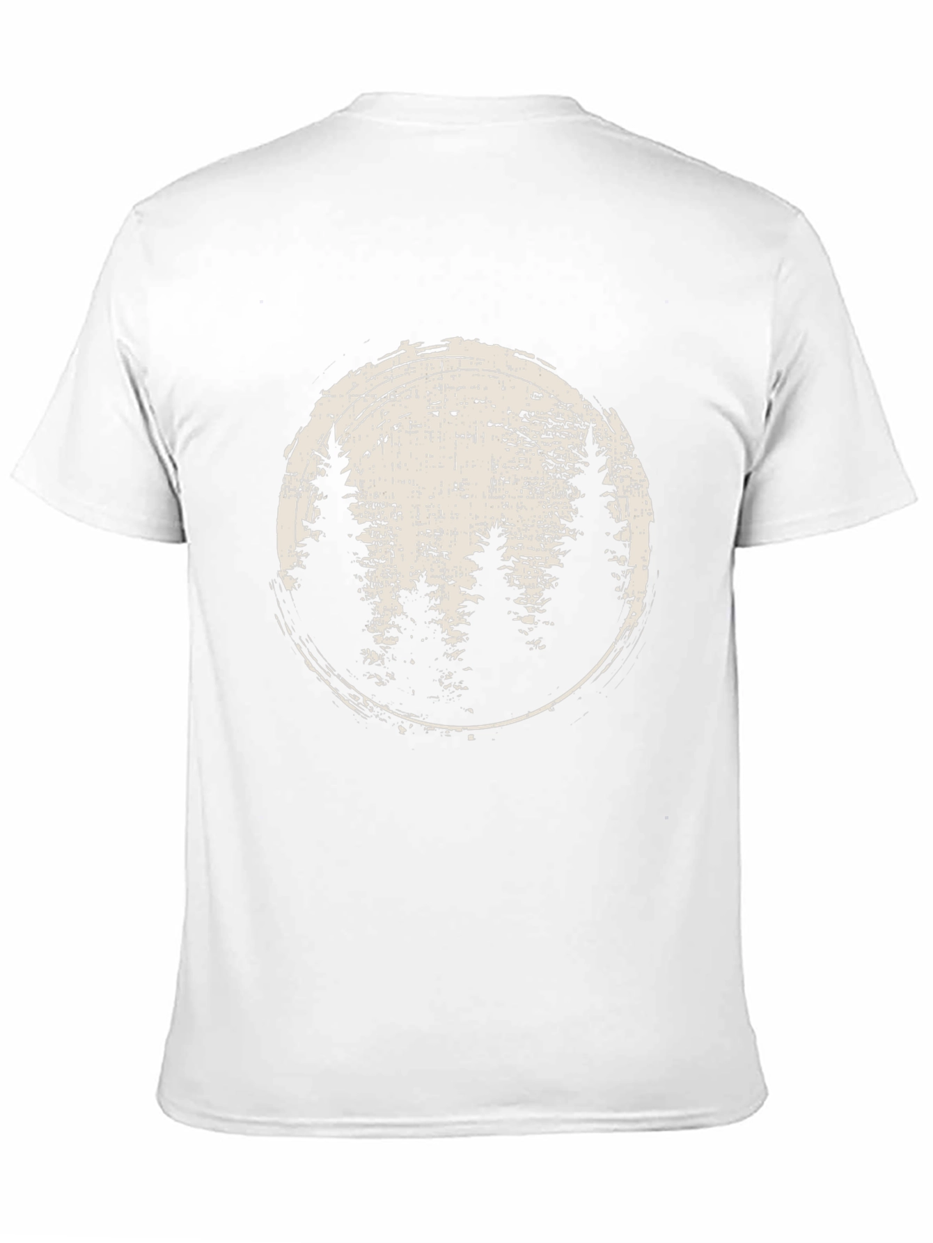 Nature Scene Graphic Tee - Black