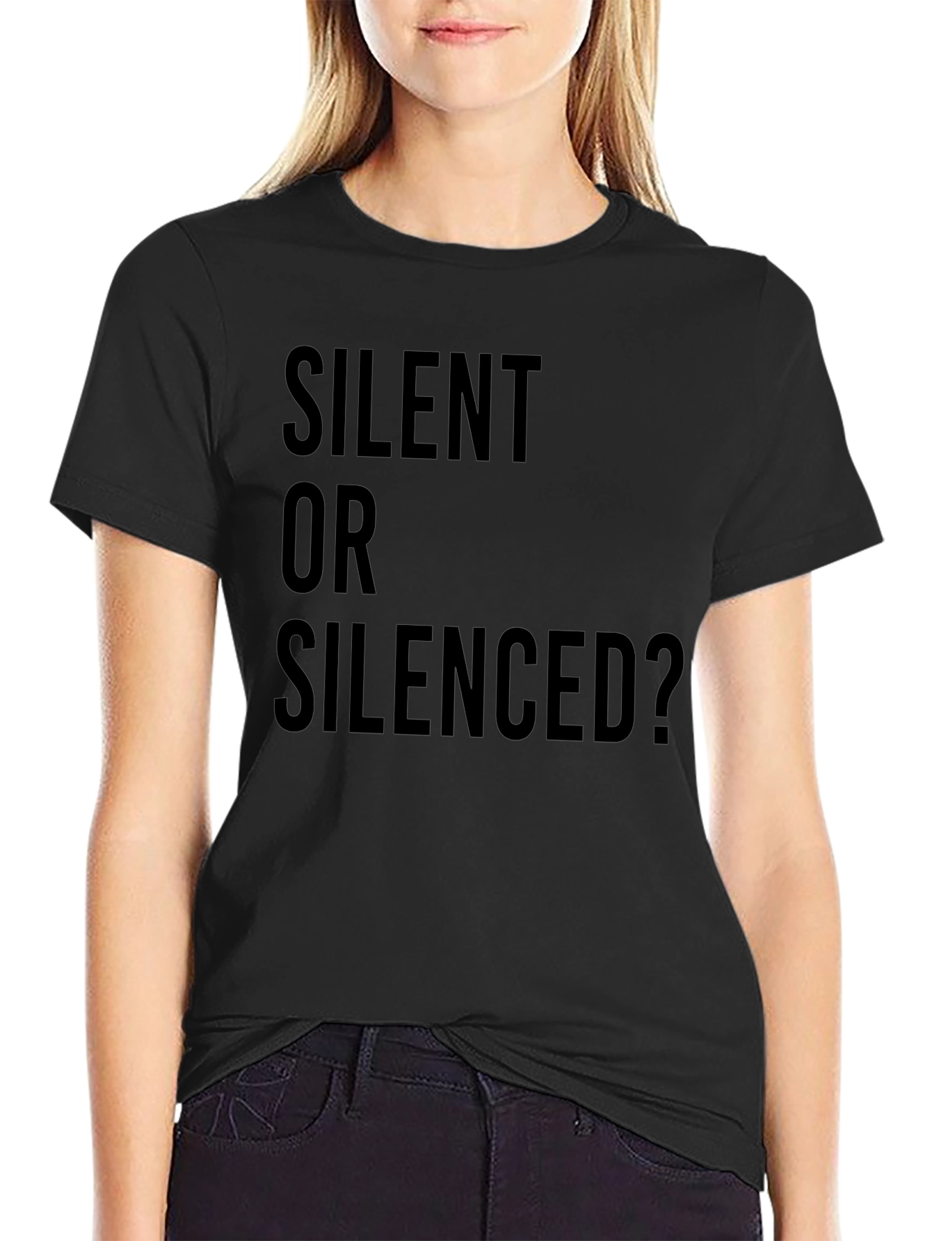 Silent or Silenced? Statement T-Shirt