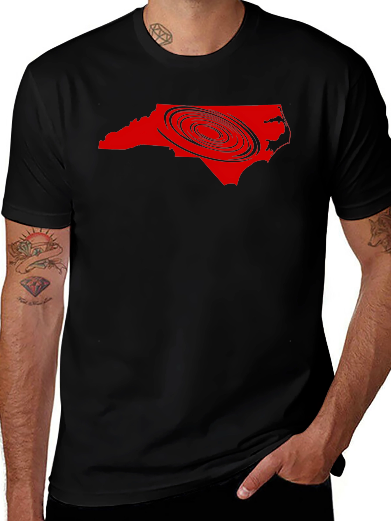 North Carolina Hurricane Graphic Tee