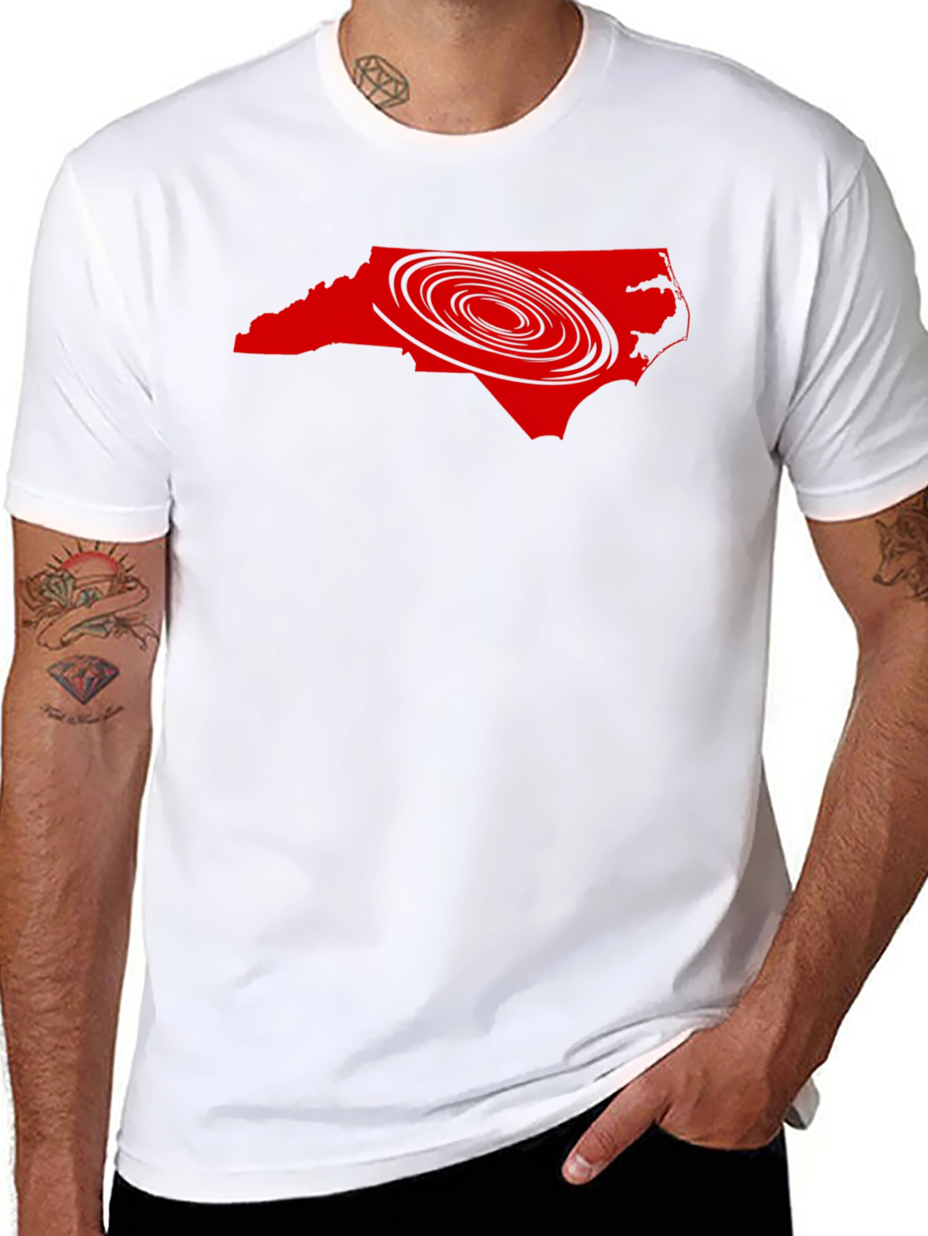 North Carolina Hurricane Graphic Tee