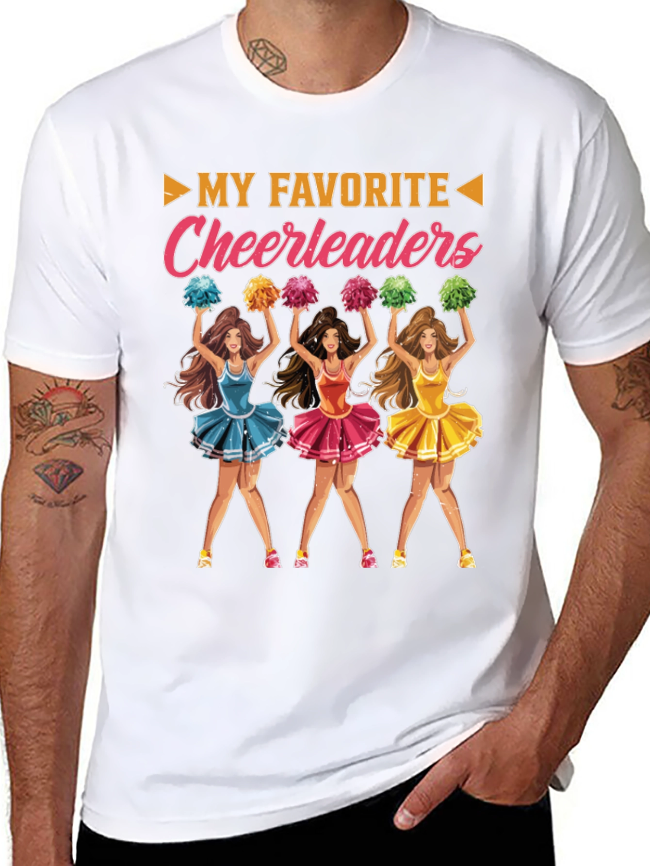 My Favorite Cheerleaders Graphic Tee