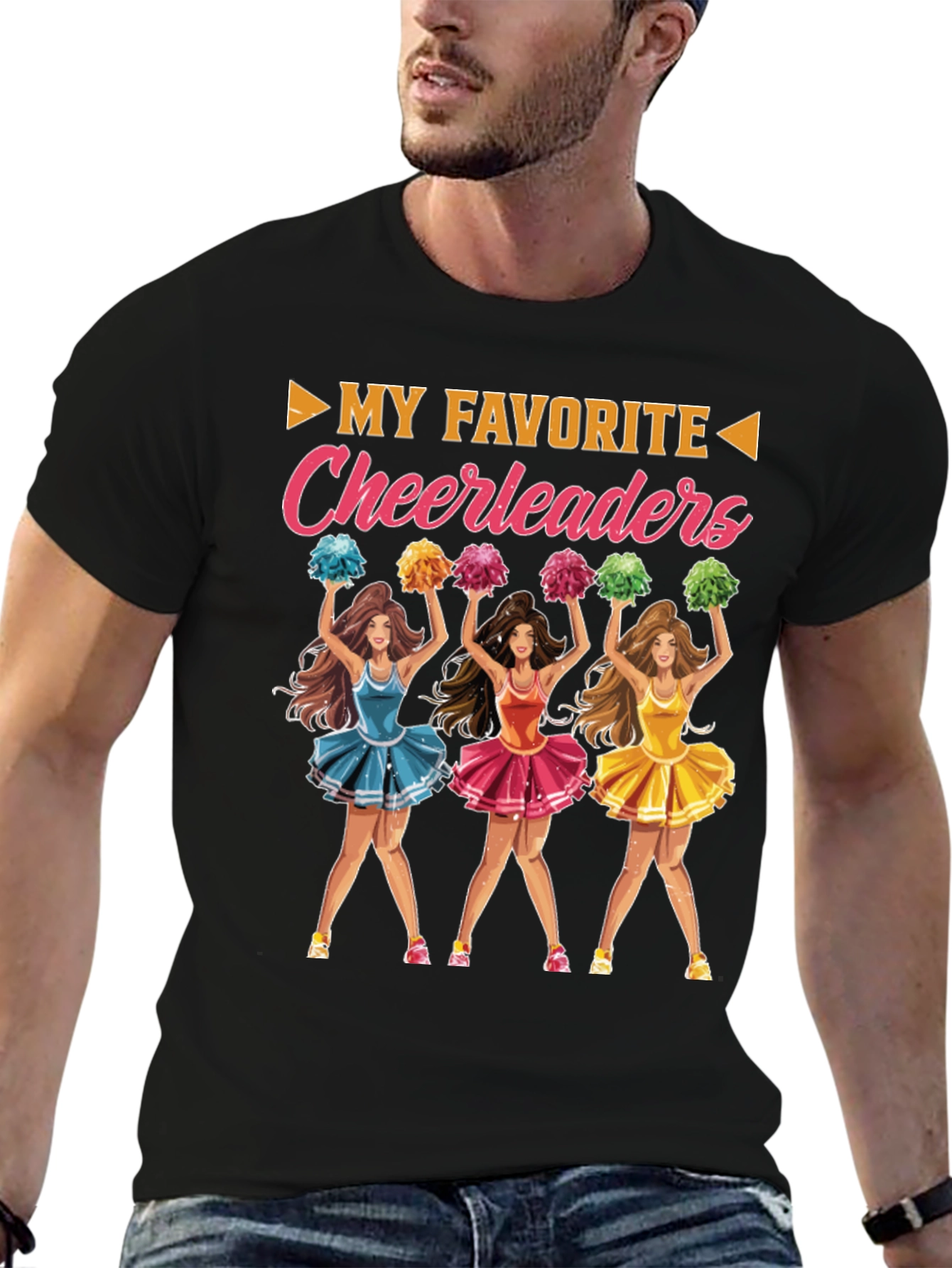 My Favorite Cheerleaders Graphic Tee