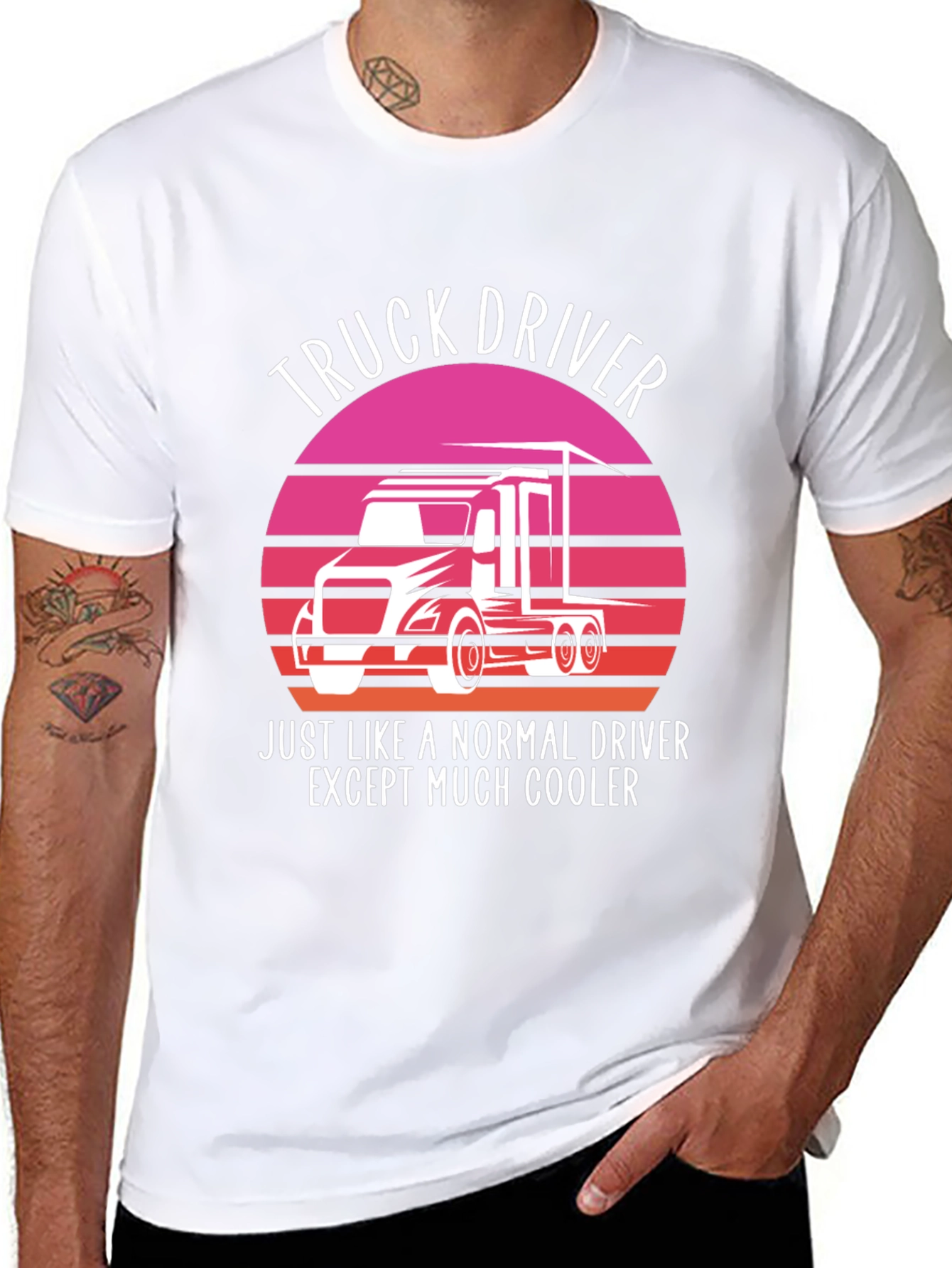 Truck Driver T-Shirt - Cooler Than Normal!