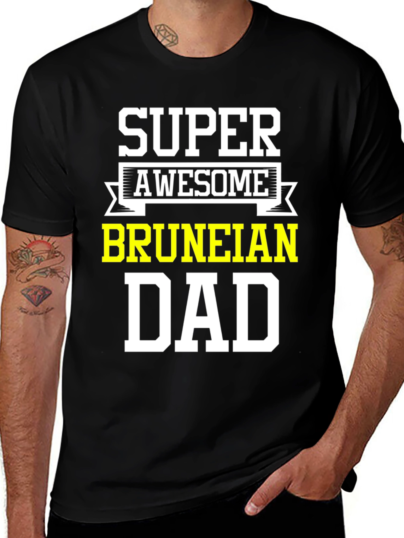 Super Awesome Bruneian Dad T-Shirt