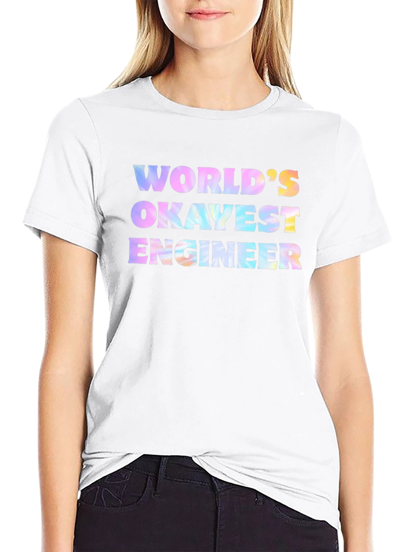 Worlds Okayest Engineer Graphic T-Shirt