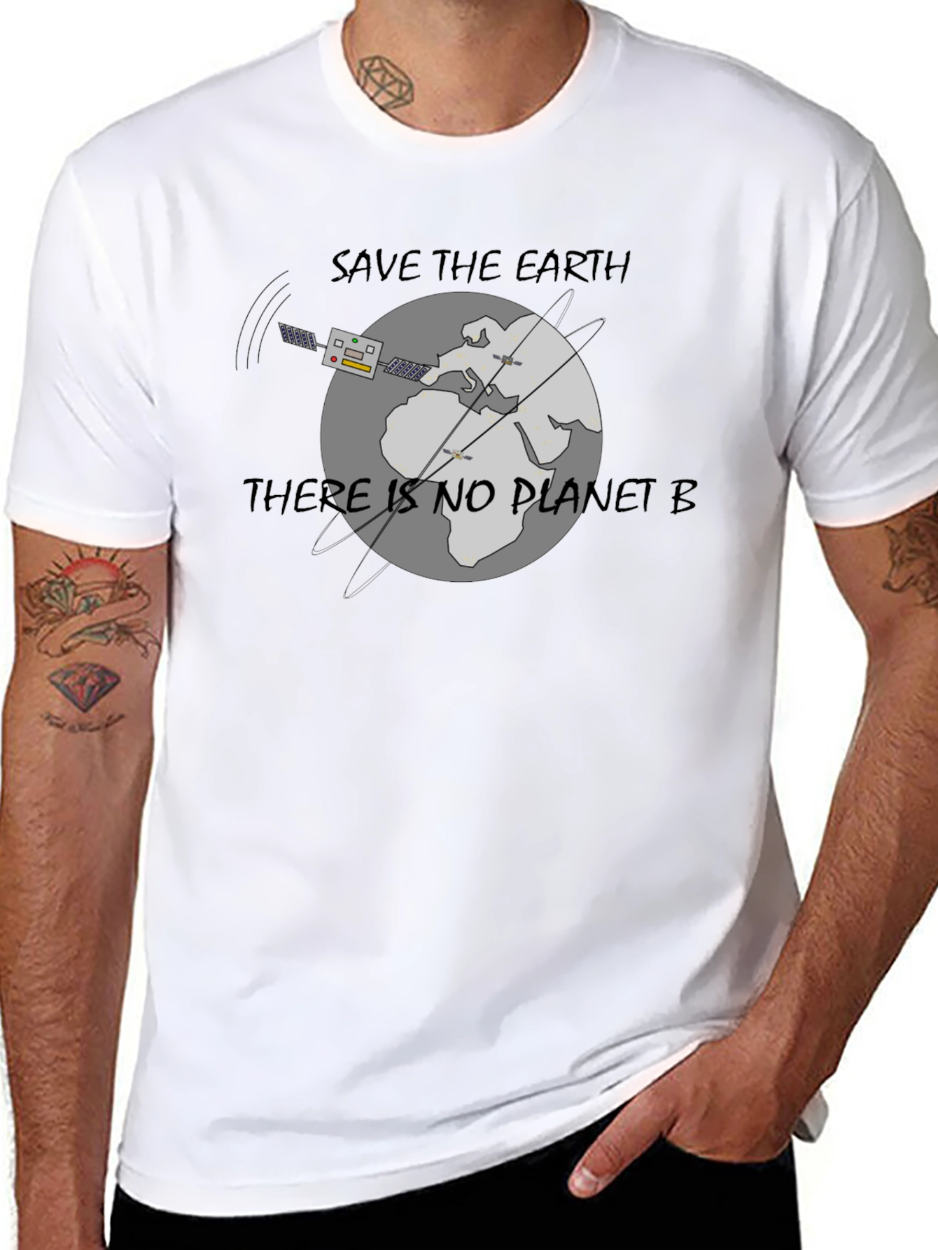 Save the Earth Black T-Shirt