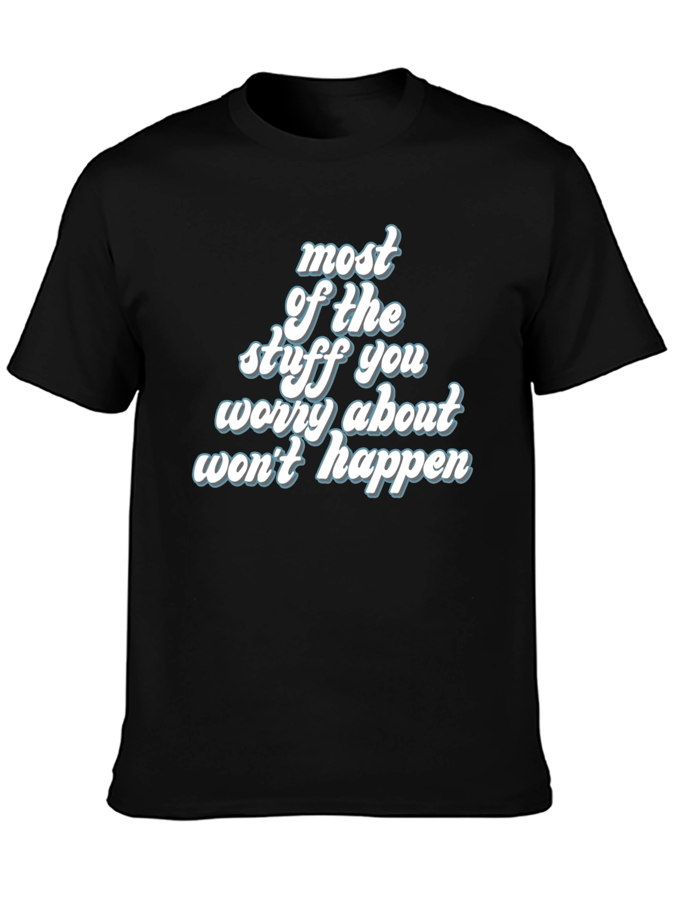 Worry Free T-Shirt - Inspirational Graphic Tee