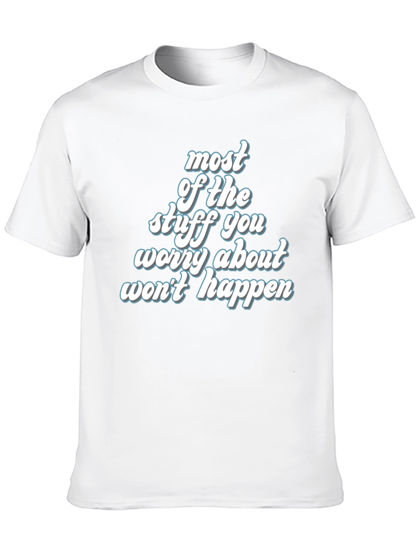 Worry Free T-Shirt - Inspirational Graphic Tee