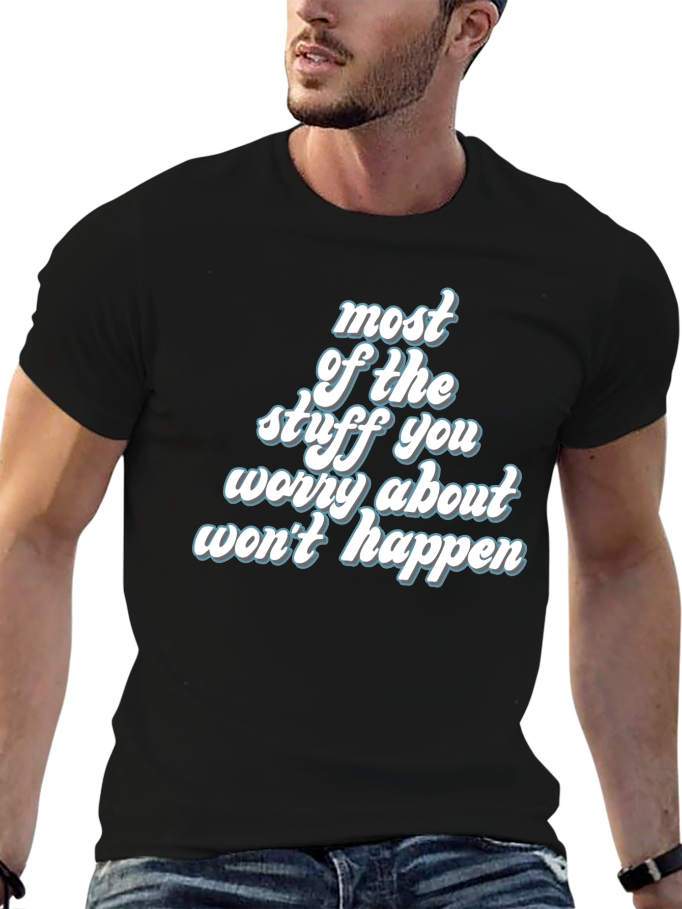 Worry Free T-Shirt - Inspirational Graphic Tee