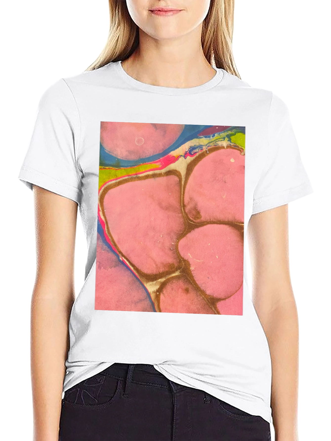 Abstract Art Print Tee - Unique Graphic T-Shirt