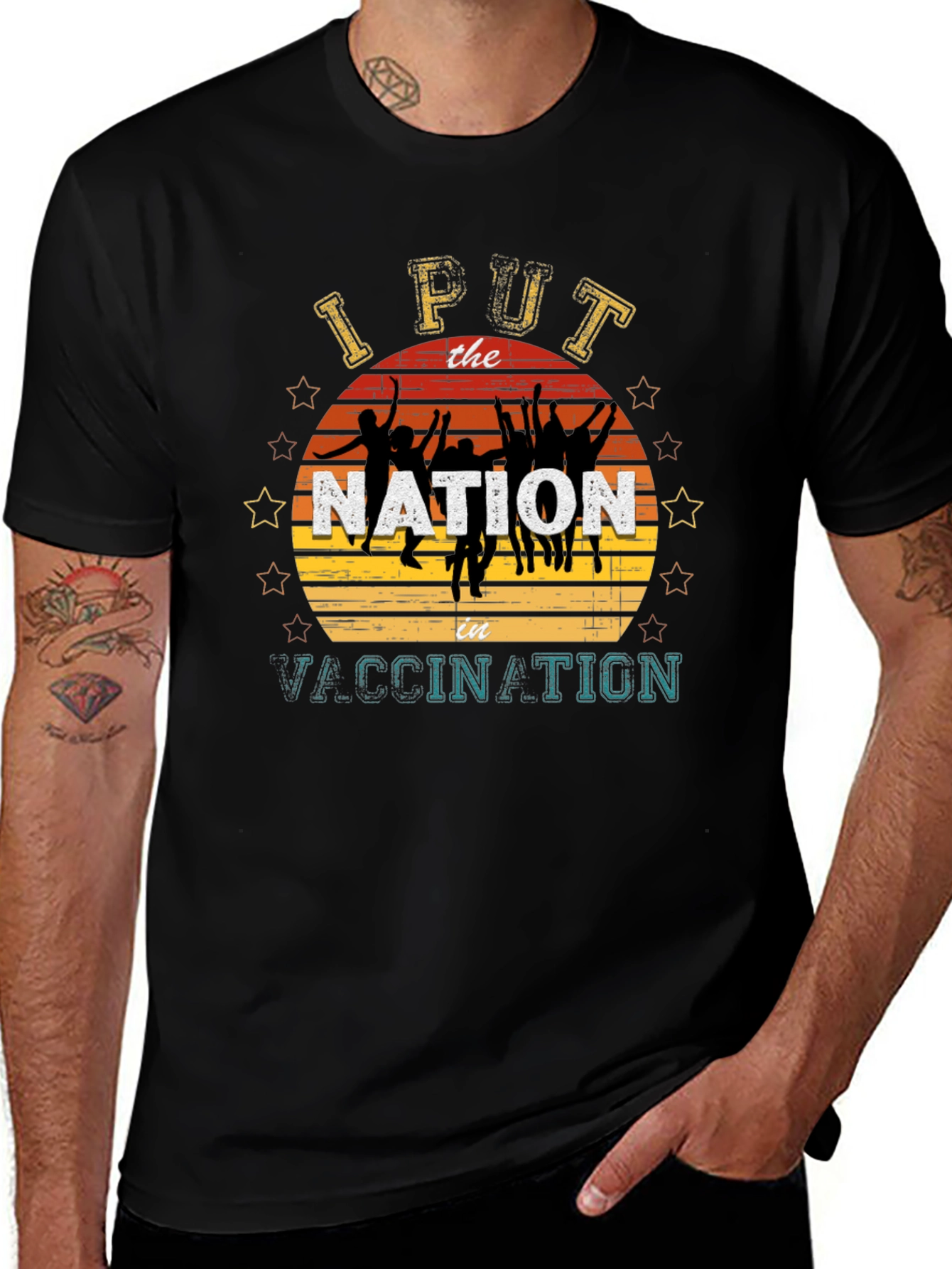 I Put The Nation In Vaccination T-Shirt