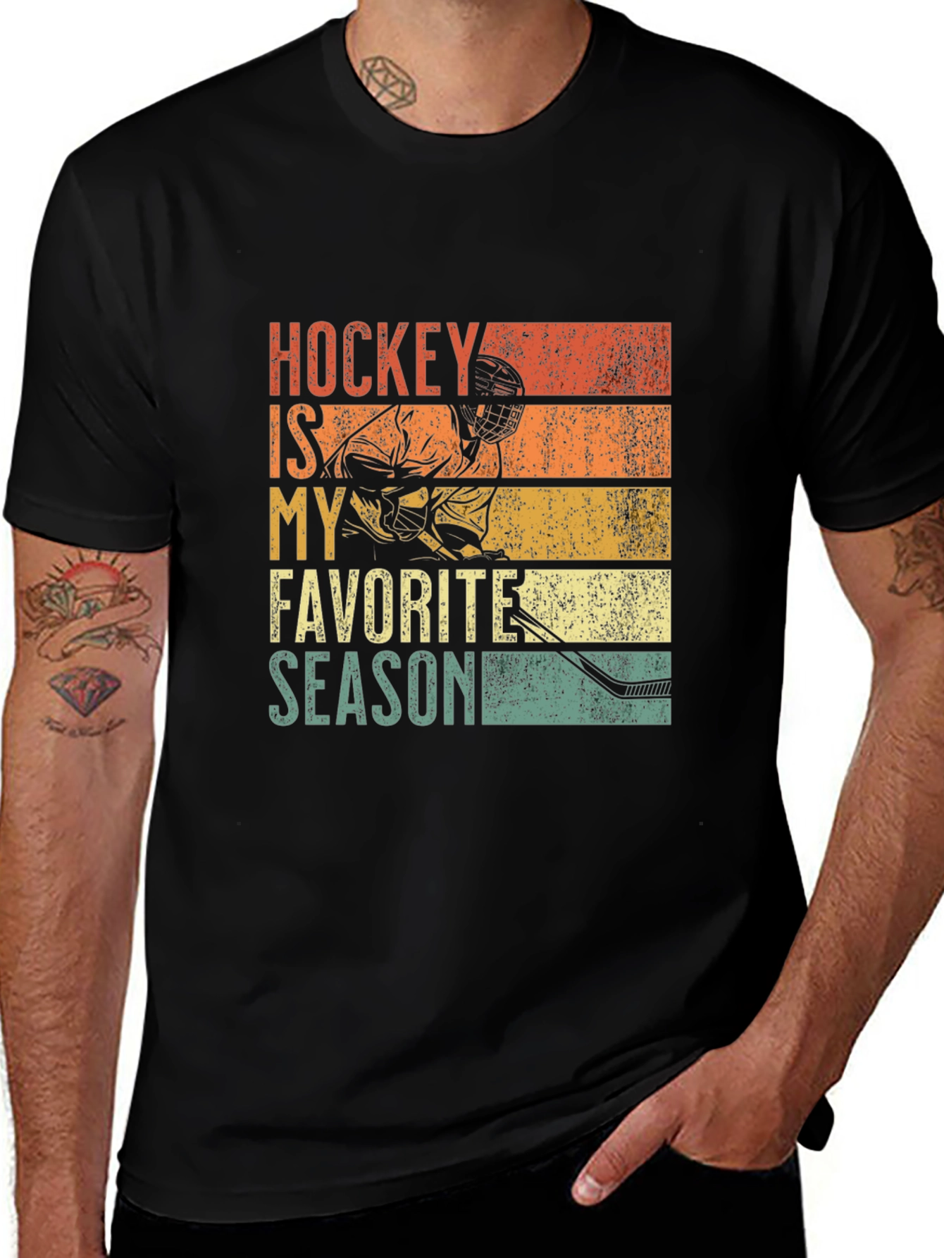 Hockey Is My Favorite Season Graphic T-Shirt