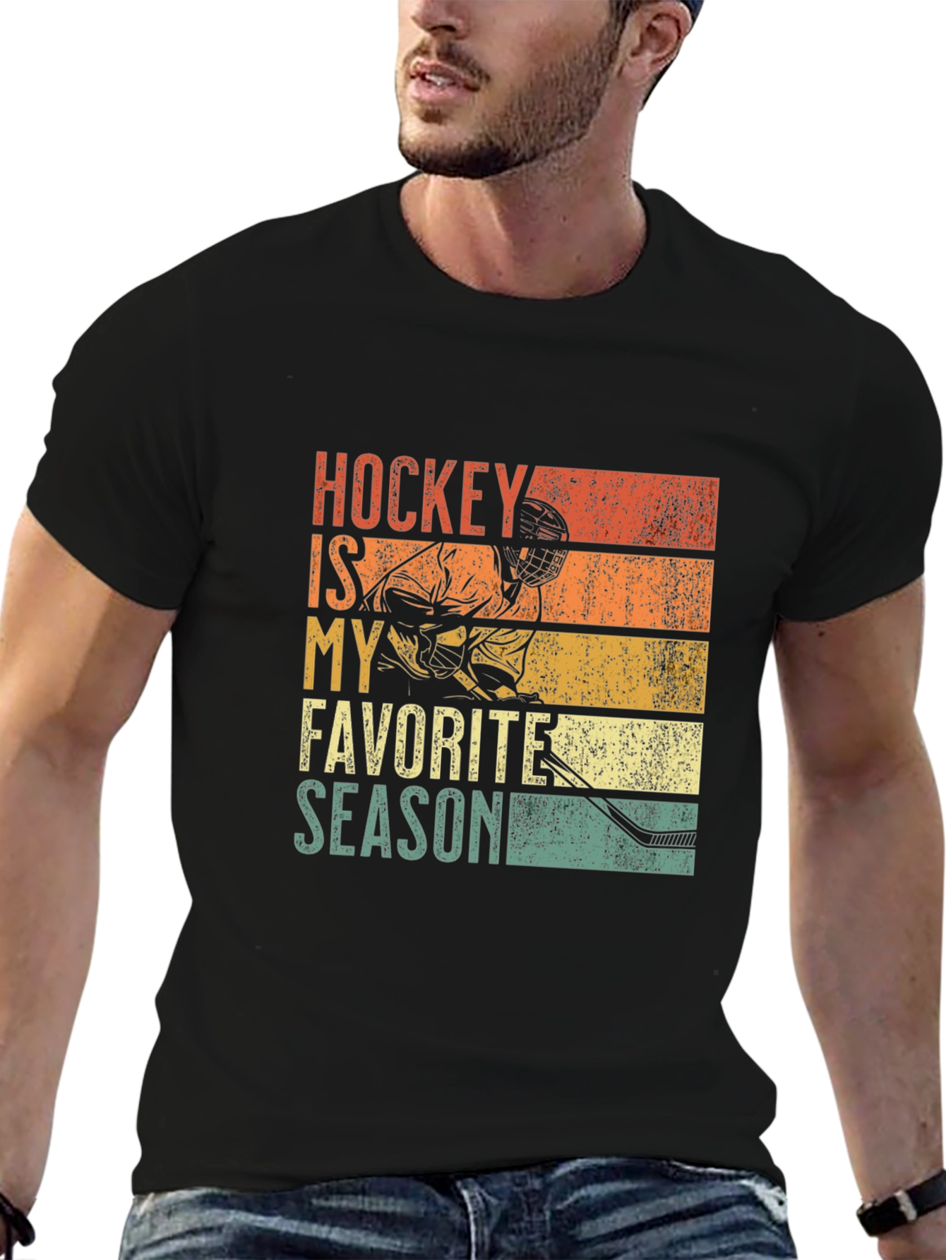 Hockey Is My Favorite Season Graphic T-Shirt