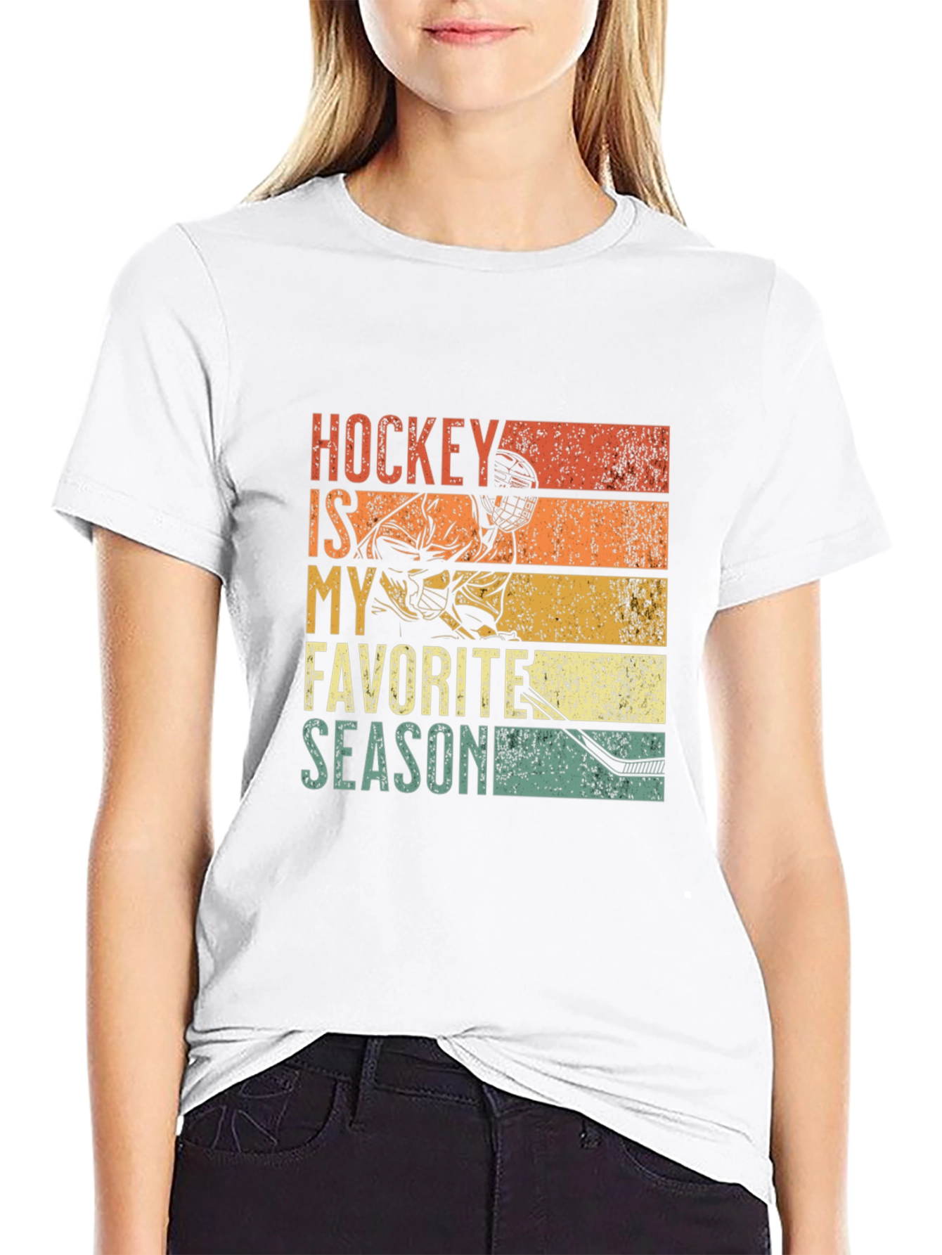 Hockey Is My Favorite Season Graphic T-Shirt