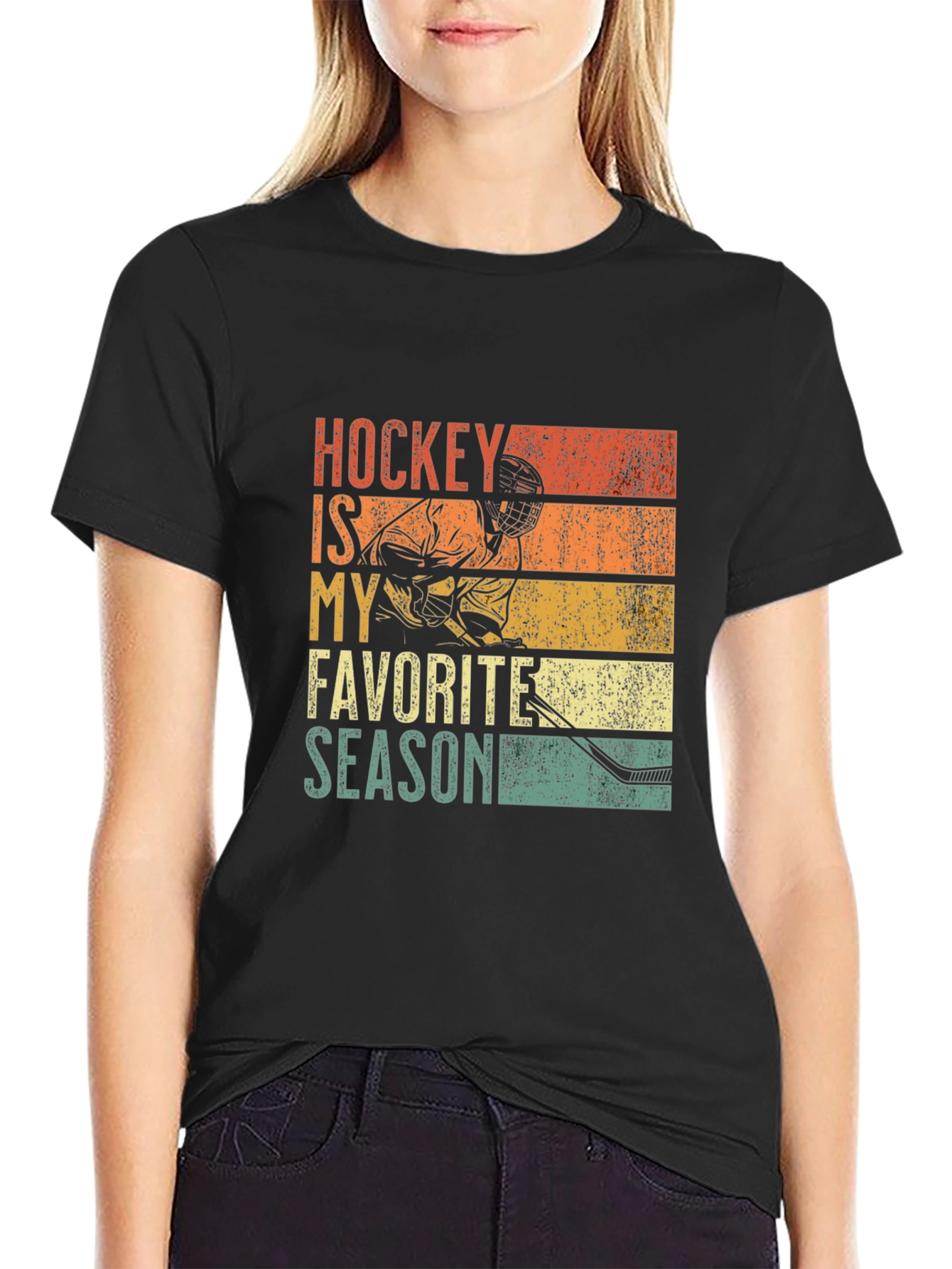 Hockey Is My Favorite Season Graphic T-Shirt