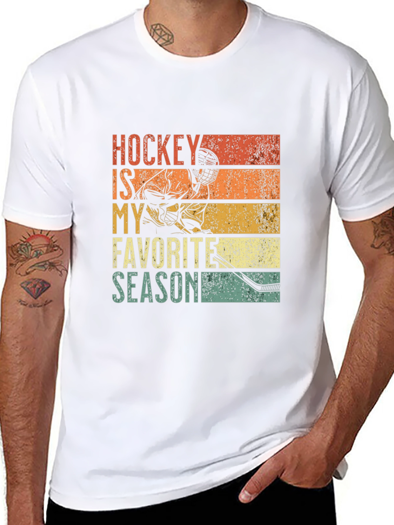 Hockey Is My Favorite Season Graphic T-Shirt