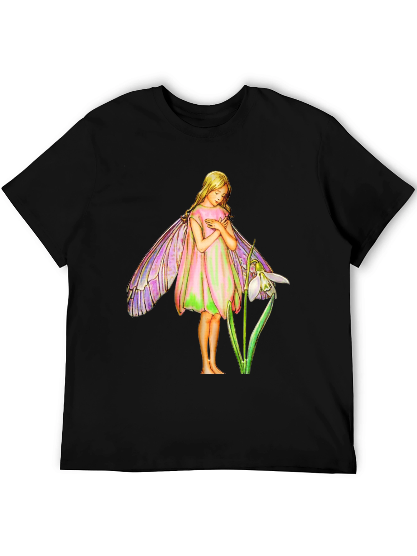 Fairy Graphic Tee - Whimsical Cotton T-Shirt