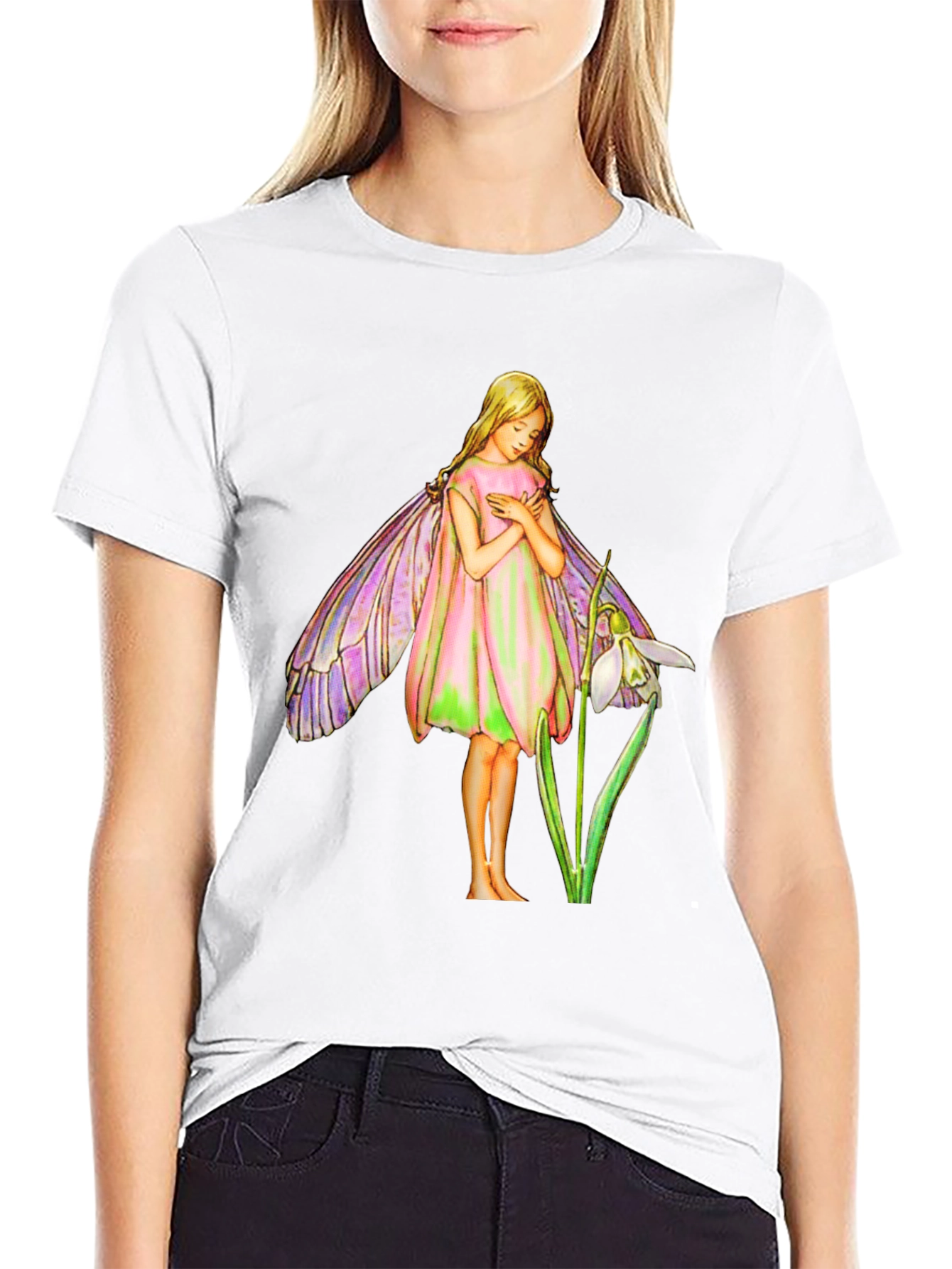 Fairy Graphic Tee - Whimsical Cotton T-Shirt