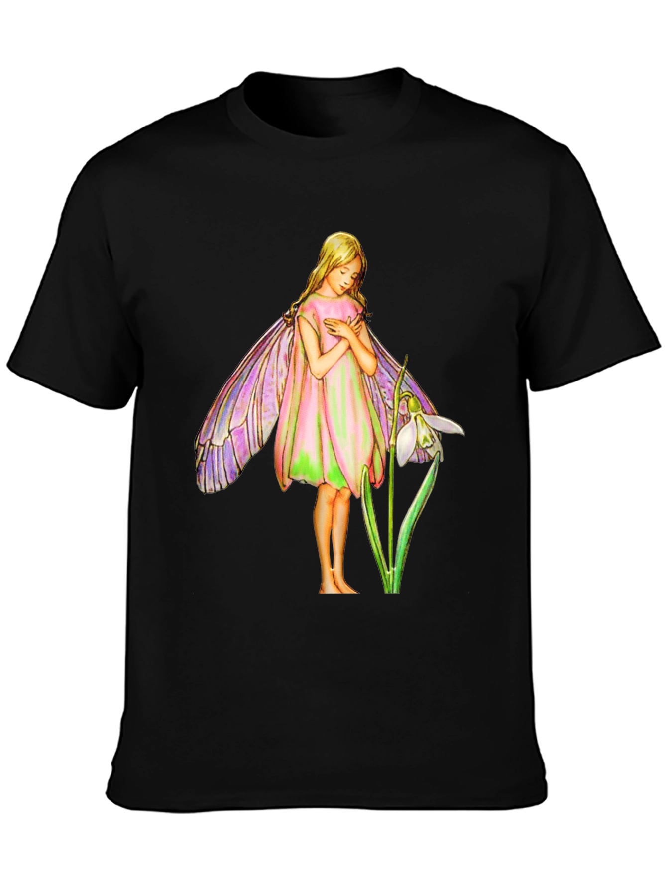Fairy Graphic Tee - Whimsical Cotton T-Shirt