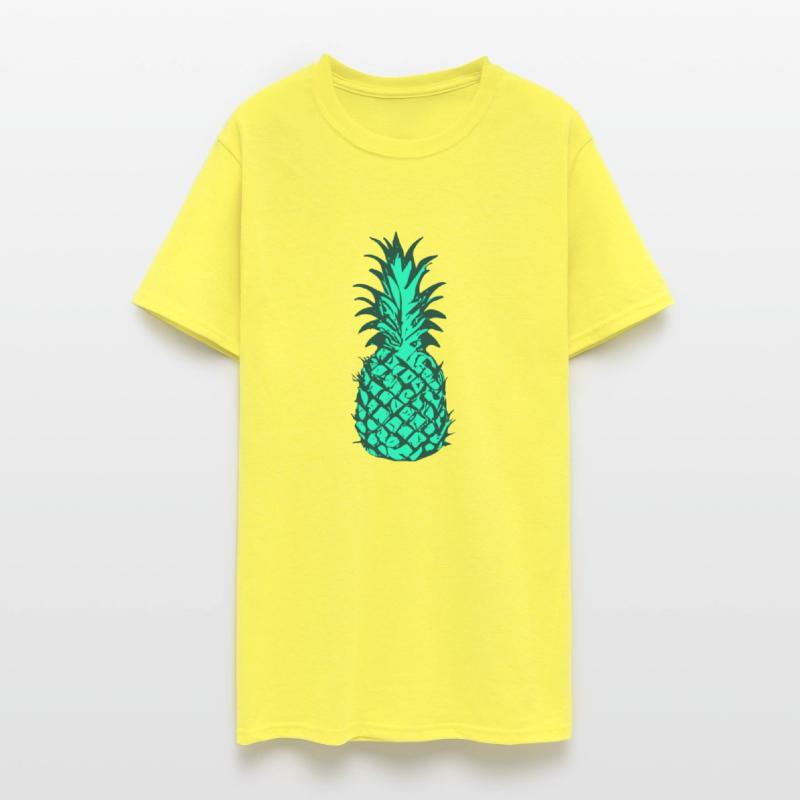 Teal Pop Art Pineapple