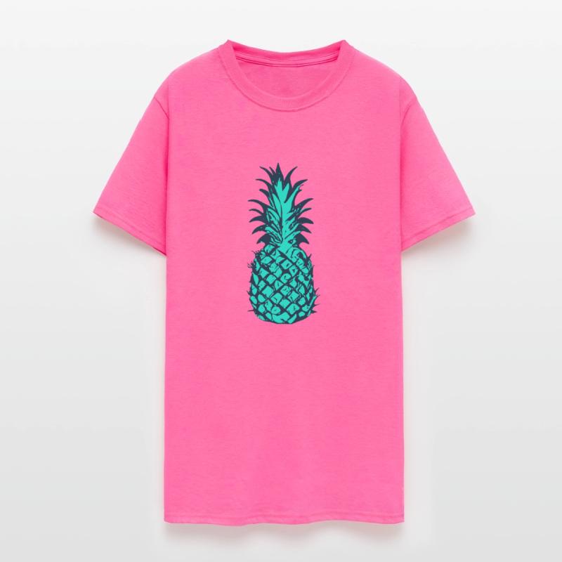 Teal Pop Art Pineapple