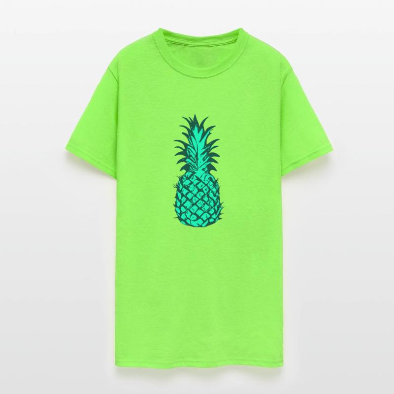 Teal Pop Art Pineapple