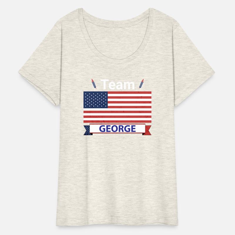 Team George US American Flag Star Stripe