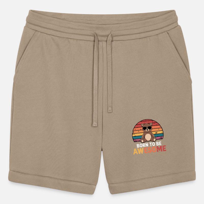 Teddy Bear Saying Born to be Awesome