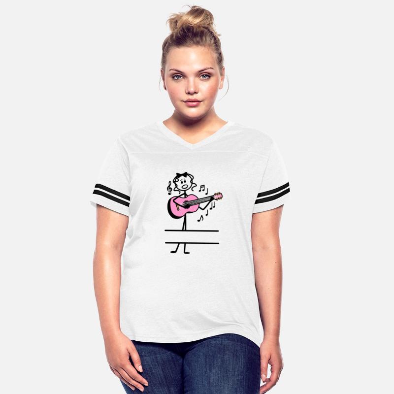 Text banner guitar girl pink