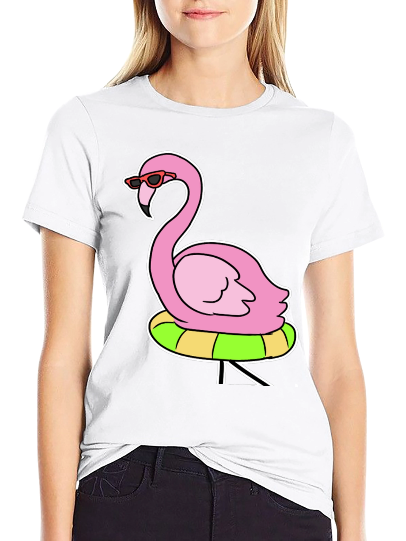 Cool Flamingo Graphic Tee