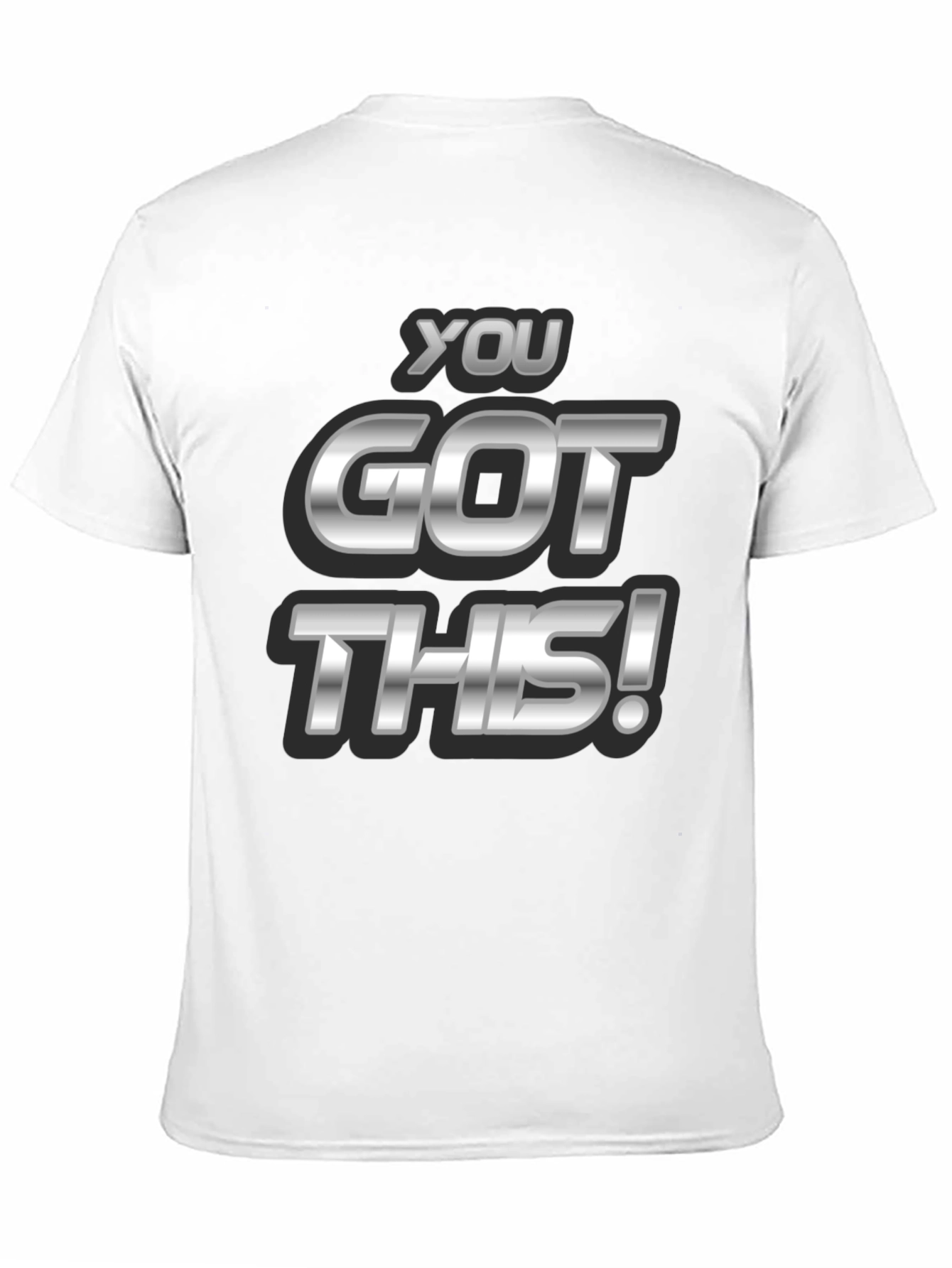 You Got This! Black Graphic Tee - Motivational T-Shirt