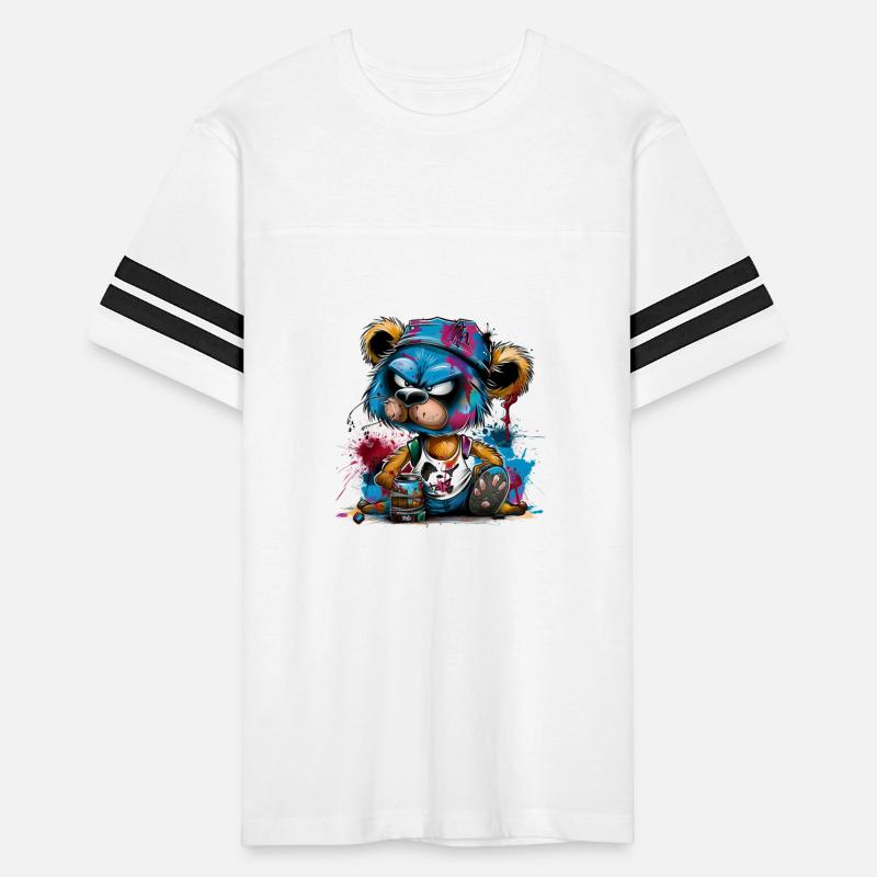 The Graffiti Bear with Artistic Flair