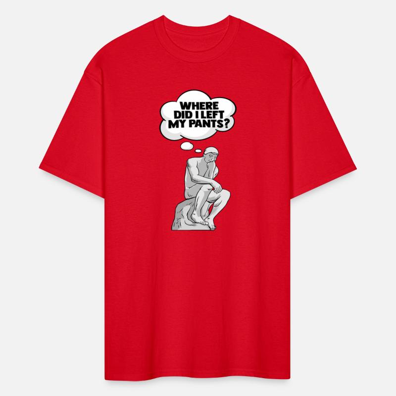 Thinker Statue Pants Design for a Philosophy