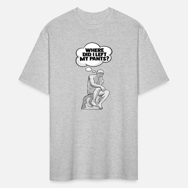 Thinker Statue Pants Design for a Philosophy