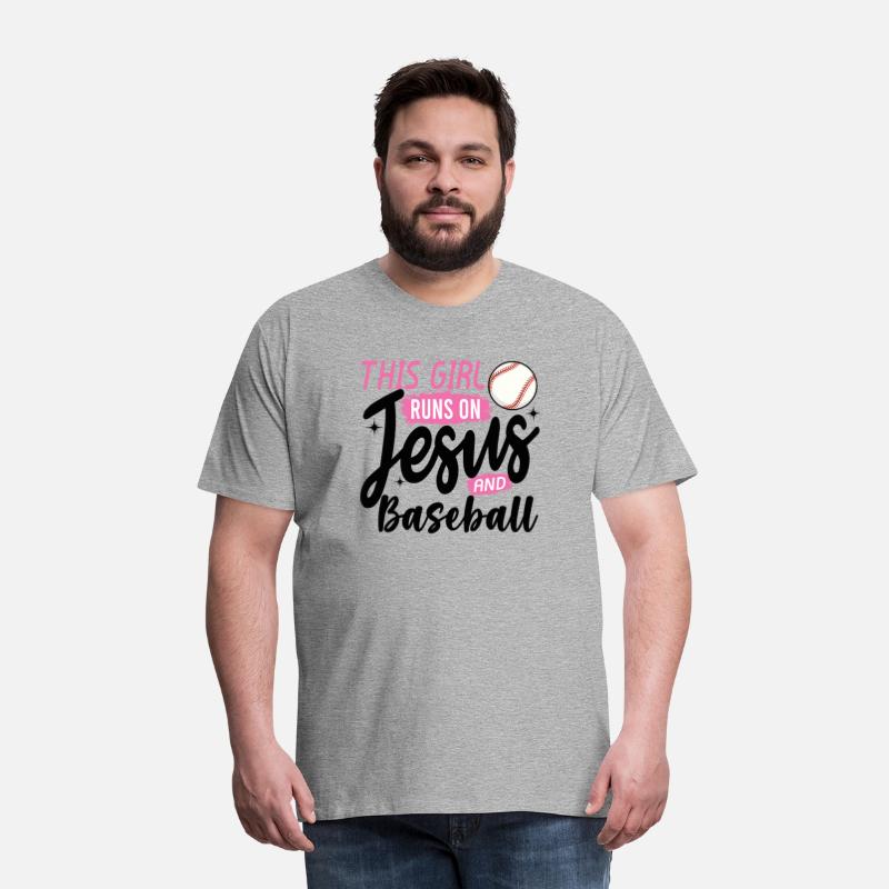 This Girl Runs On Jesus and baseball