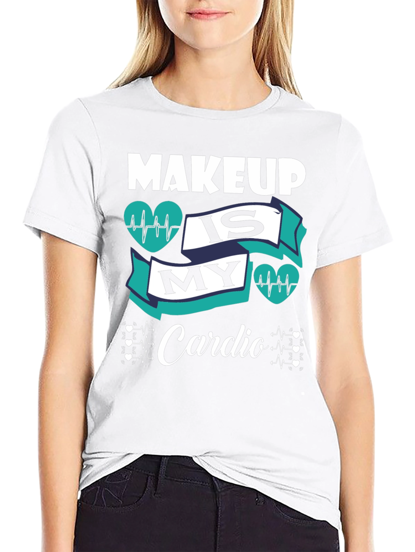 Makeup Is My Cardio Graphic Tee