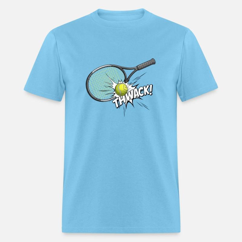 Thwack Tennis Smash - Comic Style Sports Art
